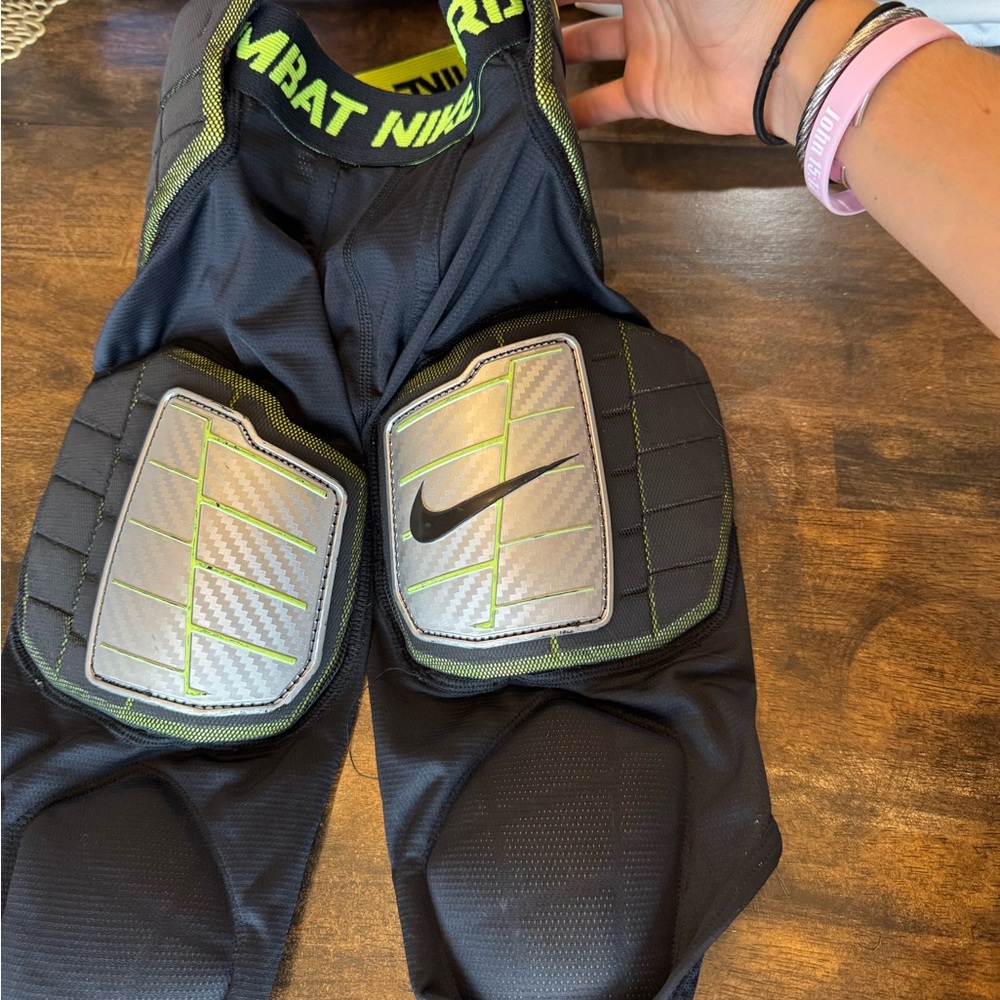 Nike Kids Combat Padded Bottoms - Black and Silver